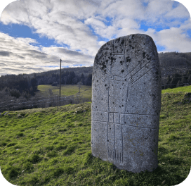 Menhir au Parc naturel Régional du Haut-Languedoc