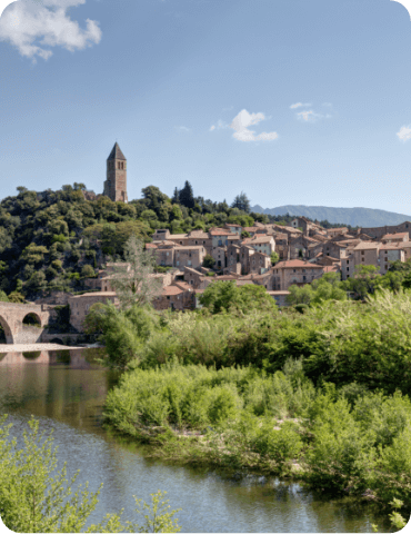 Visite d’un village du Haut-Languedoc