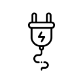 Icone branchements électriques